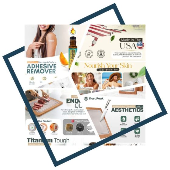 Amazon store graphic design by Vlad Visual